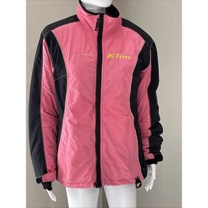 Klim Snowmobile Jacket Womens Medium Pink  Gorpcore Weather Fortified Waterproof